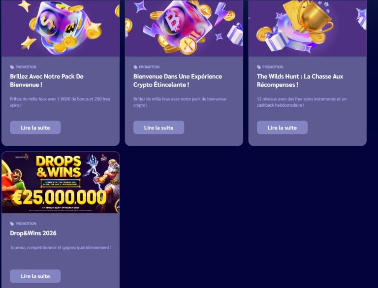 Shiny Wilds Casino promotions